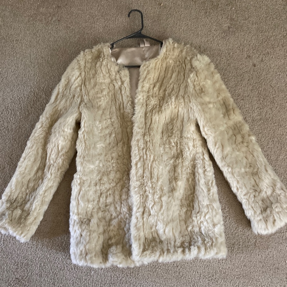 Faux fur jacket